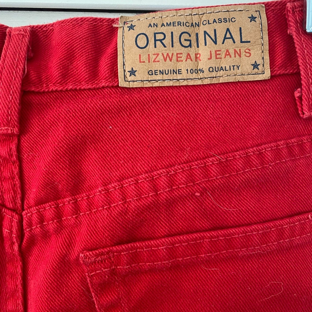 Red Vintage Liz Claiborne Jeans